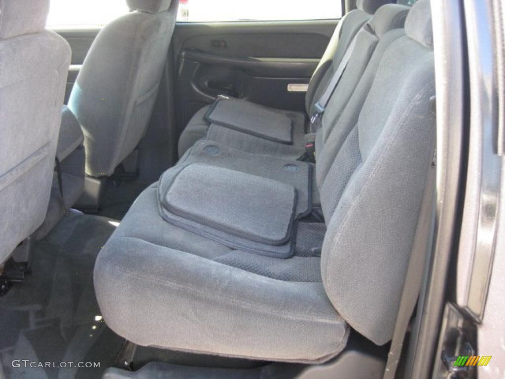 2003 Silverado 1500 LS Crew Cab 4x4 - Dark Gray Metallic / Medium Gray photo #3