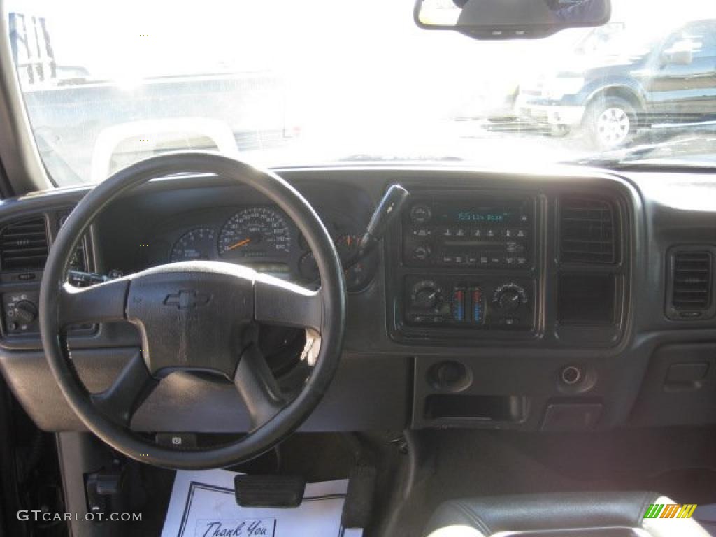 2003 Silverado 1500 LS Crew Cab 4x4 - Dark Gray Metallic / Medium Gray photo #4
