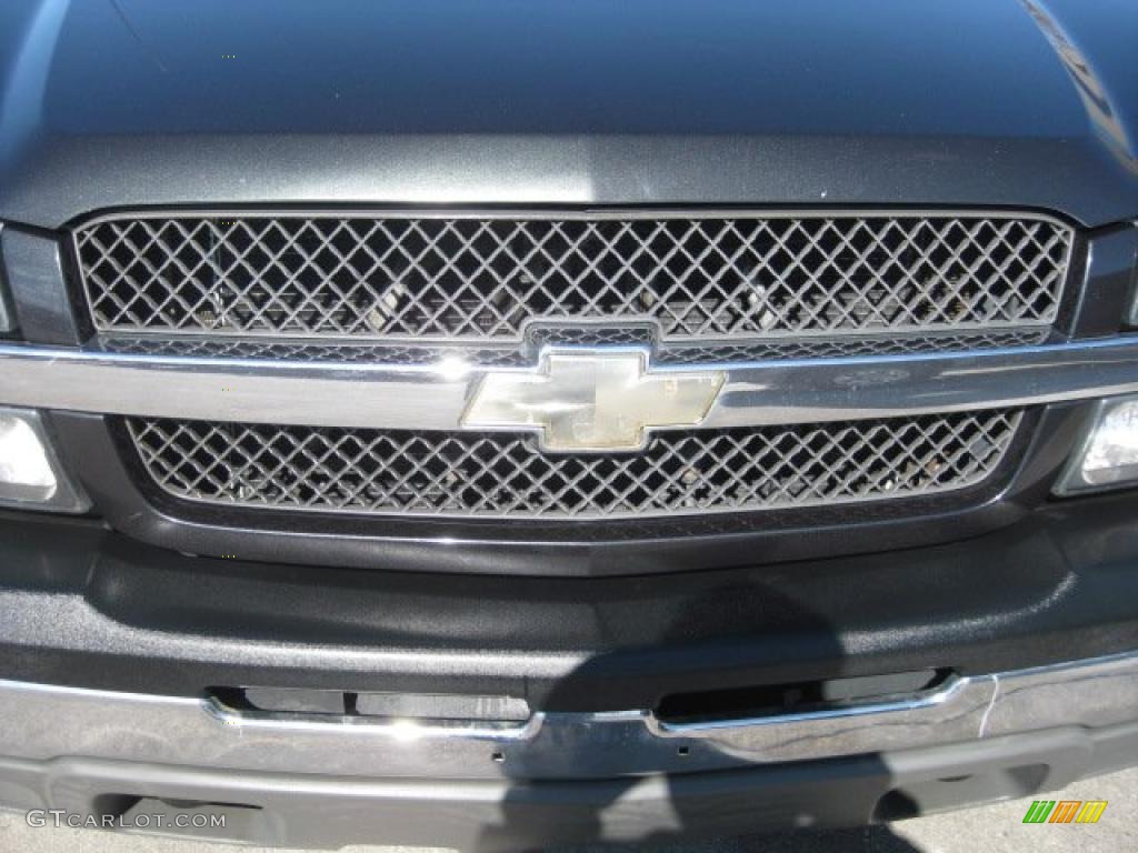 2003 Silverado 1500 LS Crew Cab 4x4 - Dark Gray Metallic / Medium Gray photo #14
