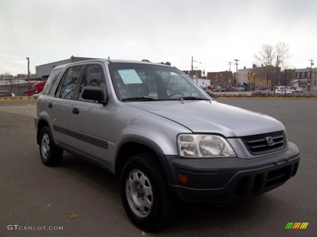 2001 CR-V LX 4WD - Satin Silver Metallic / Dark Gray photo #5