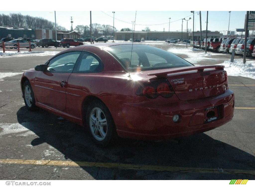 2004 Stratus SXT Coupe - Inferno Red Pearlcoat / Dark Slate Gray photo #4