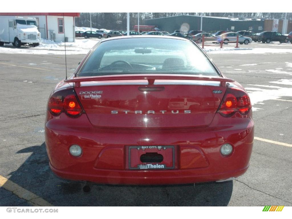 2004 Stratus SXT Coupe - Inferno Red Pearlcoat / Dark Slate Gray photo #5