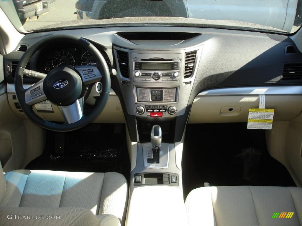 2011 Subaru Outback 2.5i Premium Wagon Warm Ivory Dashboard Photo #46161477