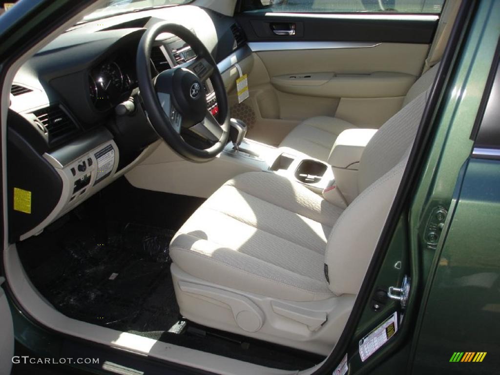 Warm Ivory Interior 2011 Subaru Outback 2.5i Wagon Photo #46161510