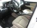 Black/Light Frost Beige 2011 Dodge Journey Lux AWD Interior Color