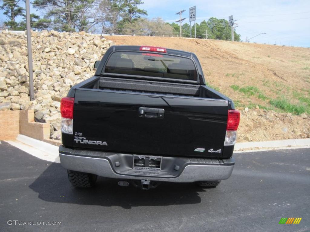 2011 Tundra SR5 CrewMax 4x4 - Black / Sand Beige photo #5