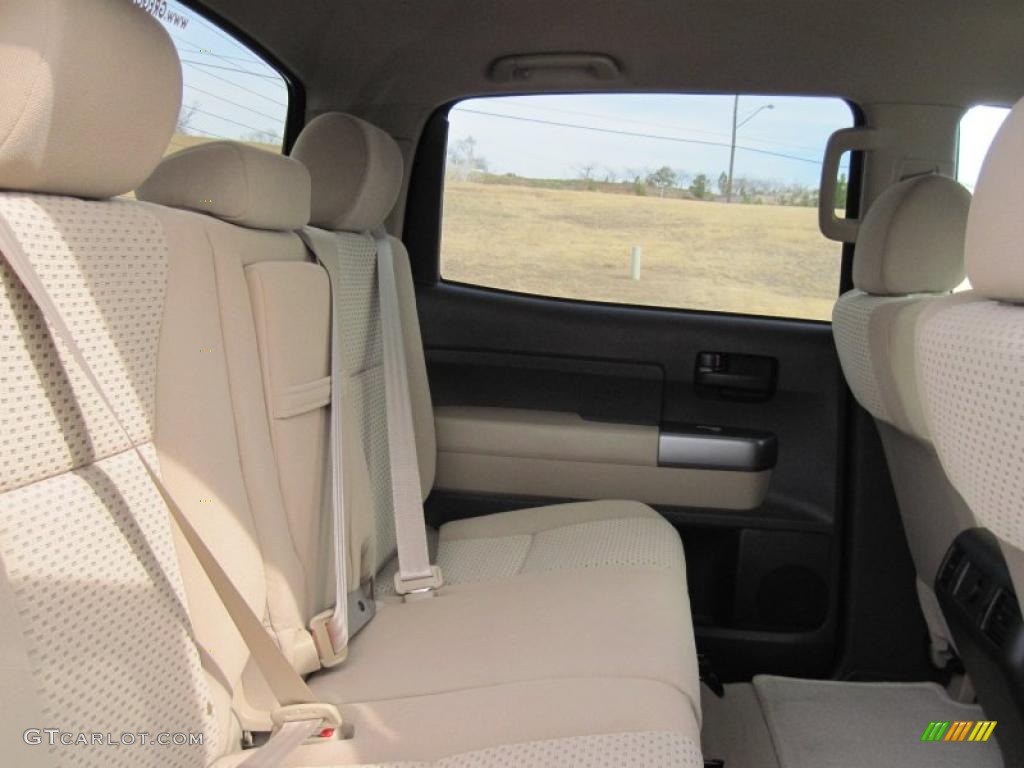 Sand Beige Interior 2011 Toyota Tundra SR5 CrewMax 4x4 Photo #46162956