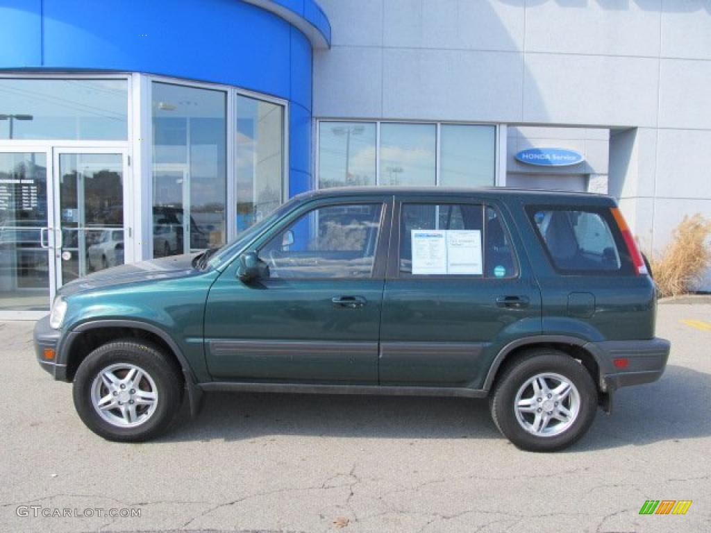 Clover Green Pearl 2000 Honda CR-V EX 4WD Exterior Photo #46163100