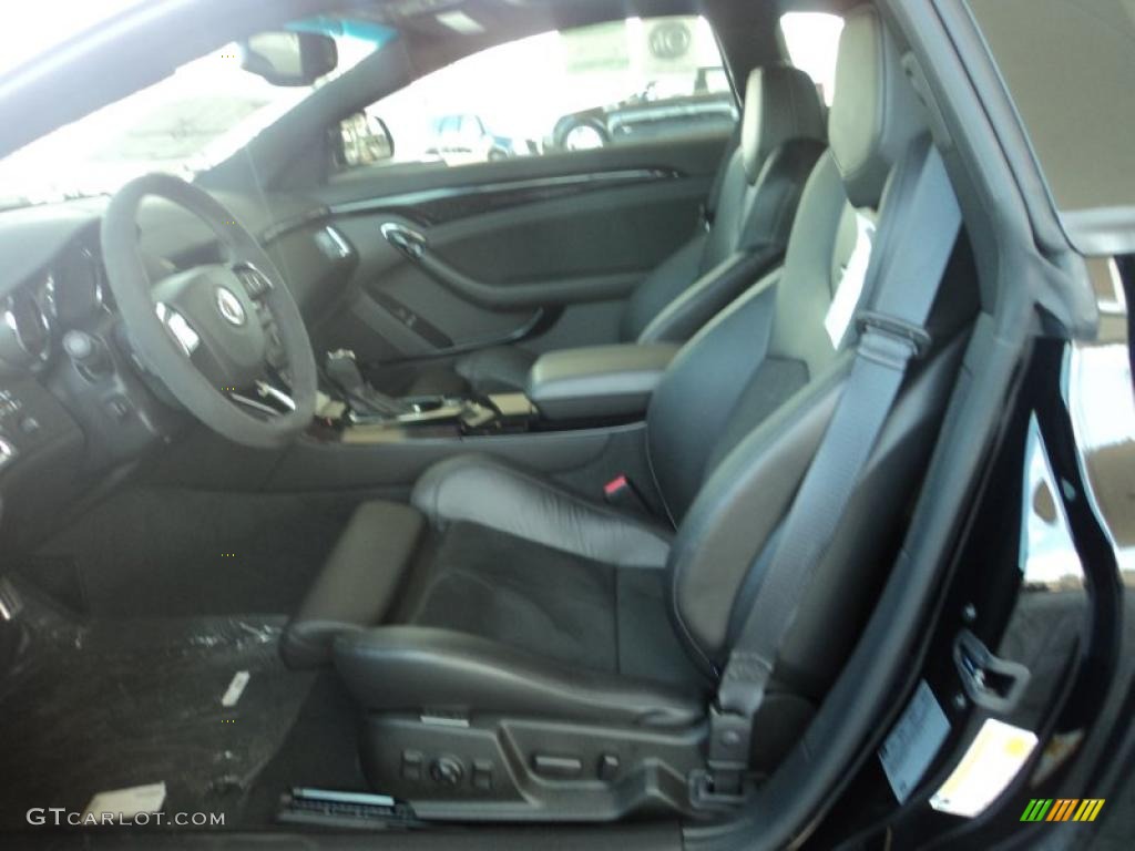 Ebony Interior 2011 Cadillac CTS -V Coupe Photo #46163514