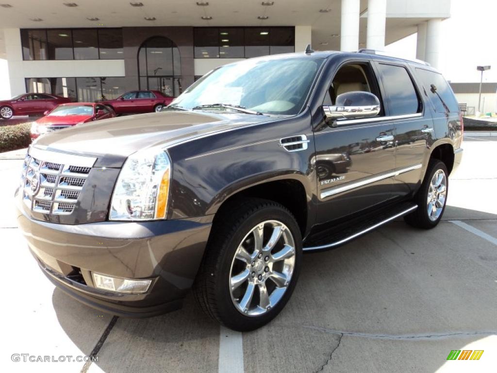 2011 Escalade Luxury - Galaxy Gray Metallic / Cashmere/Cocoa photo #1