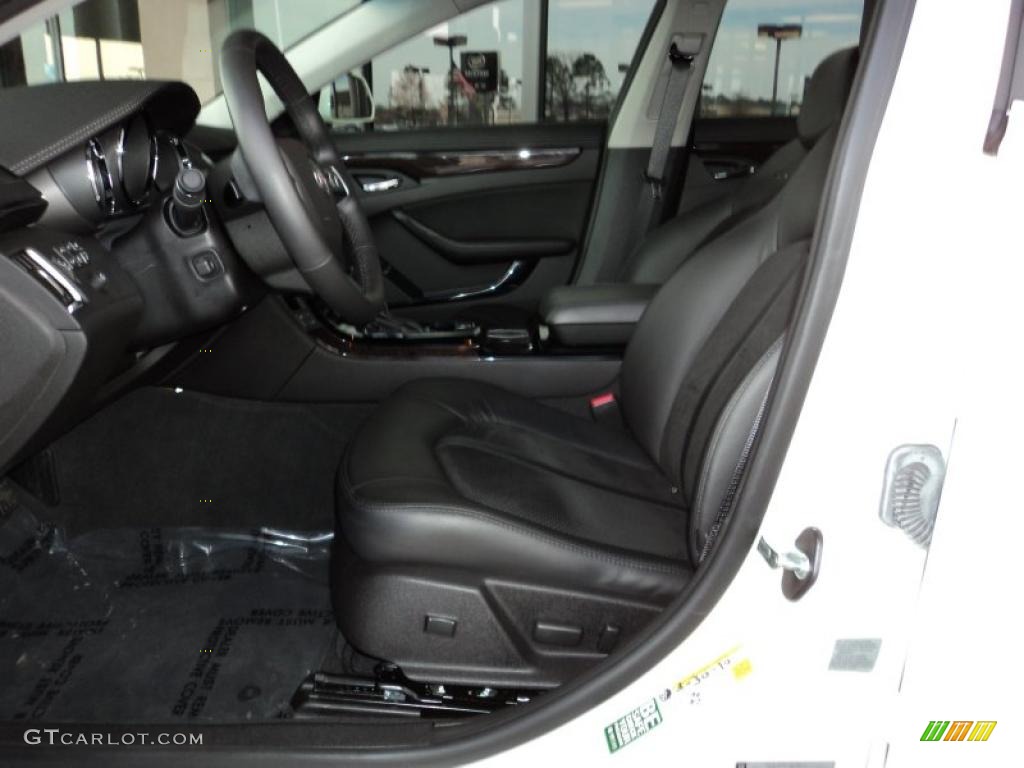 Ebony Interior 2010 Cadillac CTS -V Sedan Photo #46164047