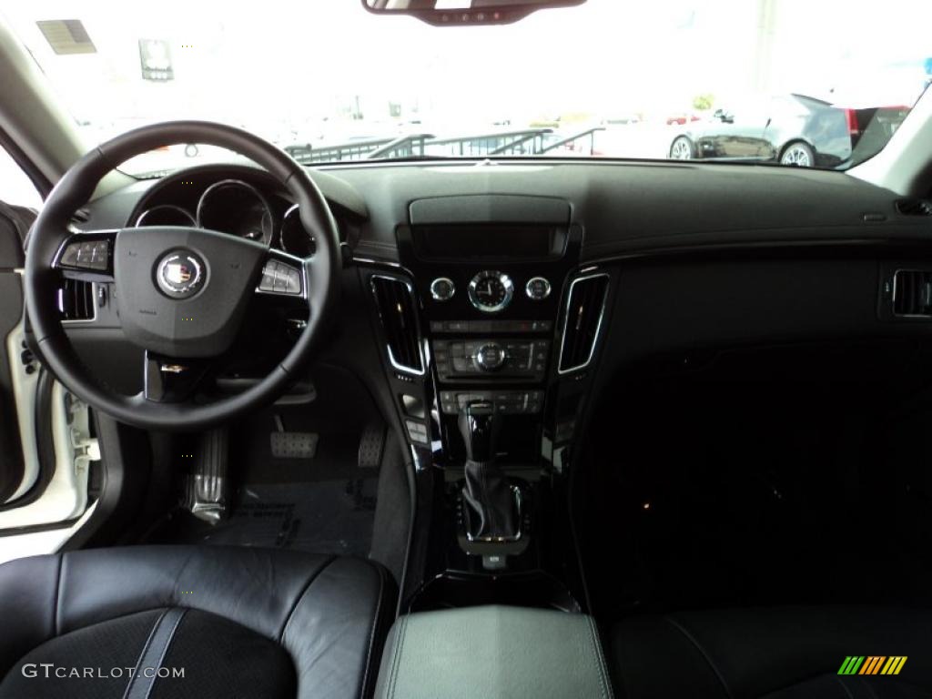 Ebony Interior 2010 Cadillac CTS -V Sedan Photo #46164056
