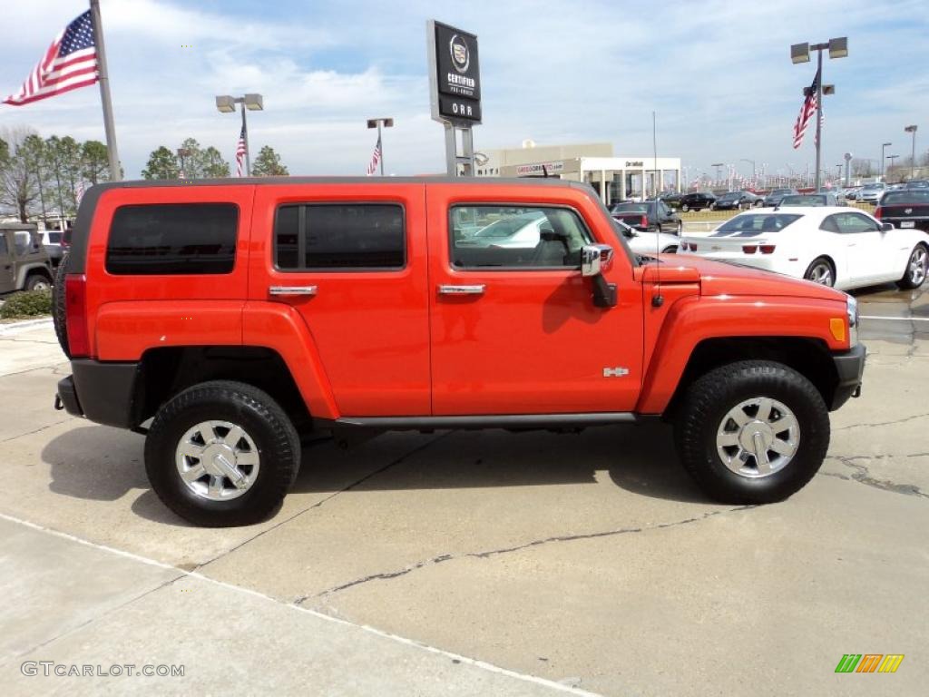 Solar Flare Metallic 2010 Hummer H3 Alpha Exterior Photo #46164303