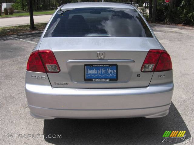 2005 Civic DX Sedan - Satin Silver Metallic / Gray photo #38