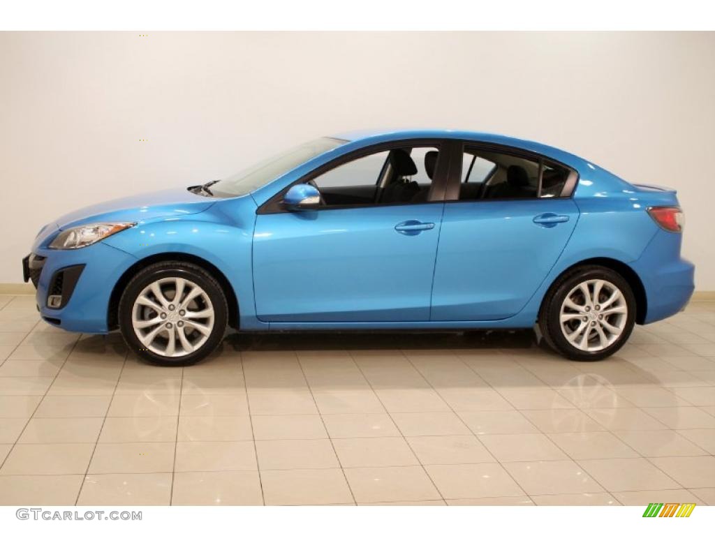 Celestial Blue Mica 2010 Mazda MAZDA3 s Sport 4 Door Exterior Photo #46164816