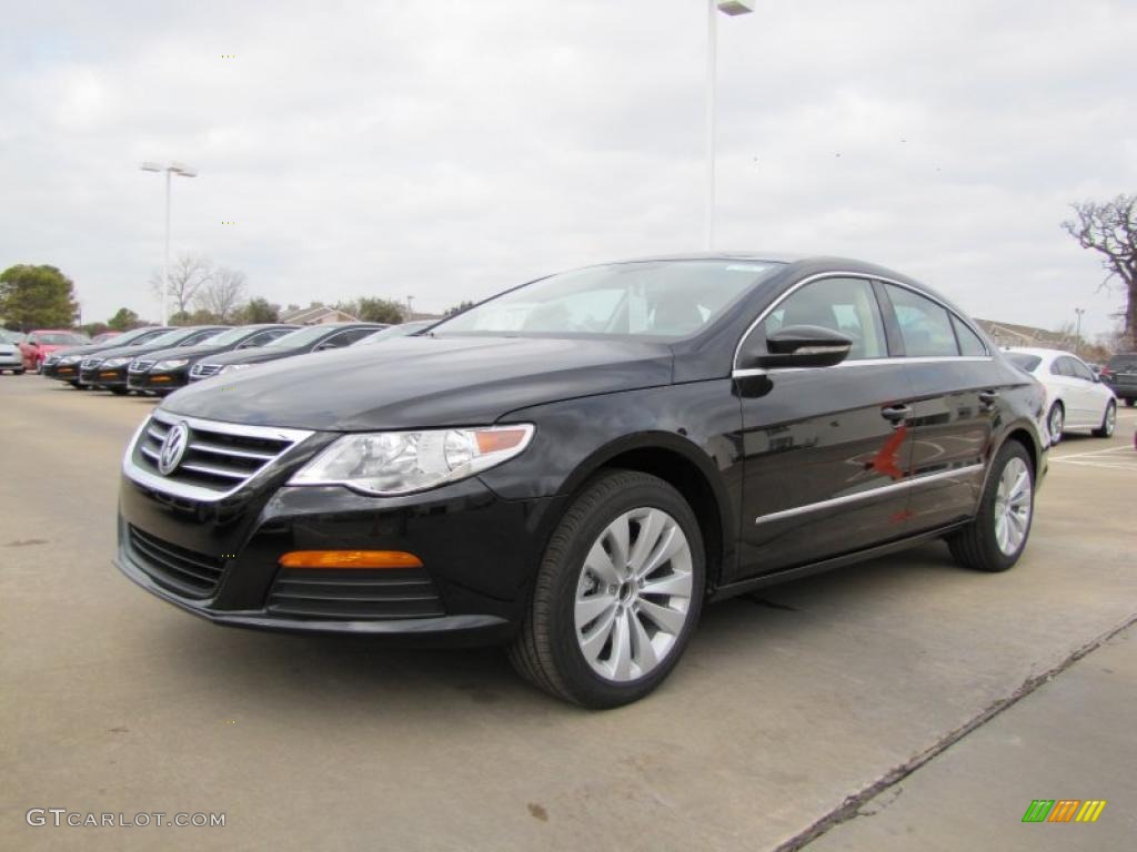 Deep Black Metallic 2012 Volkswagen CC Sport Exterior Photo #46166014