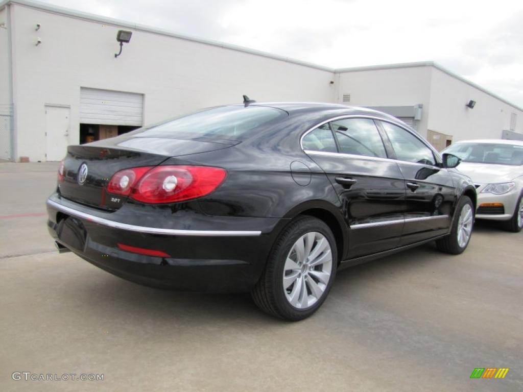 Deep Black Metallic 2012 Volkswagen CC Sport Exterior Photo #46166020