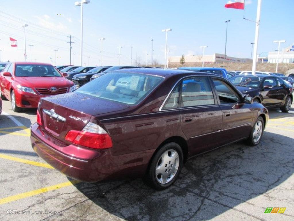 2004 Avalon XLS - Cassis Red Pearl / Ivory photo #7