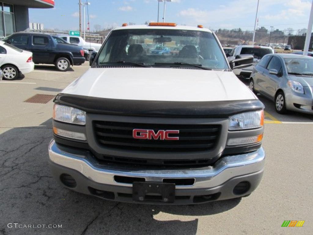 2007 Sierra 2500HD Classic SLE Extended Cab 4x4 - Summit White / Dark Charcoal photo #9