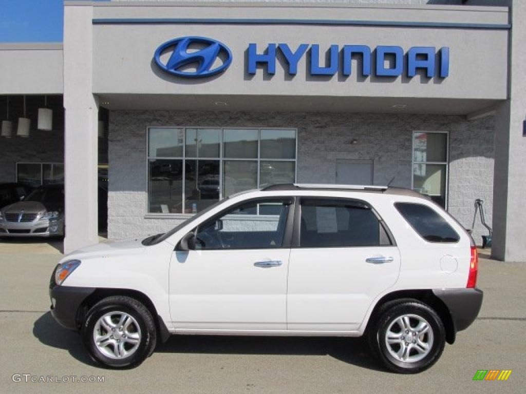 Clear White 2006 Kia Sportage LX V6 Exterior Photo #46167848