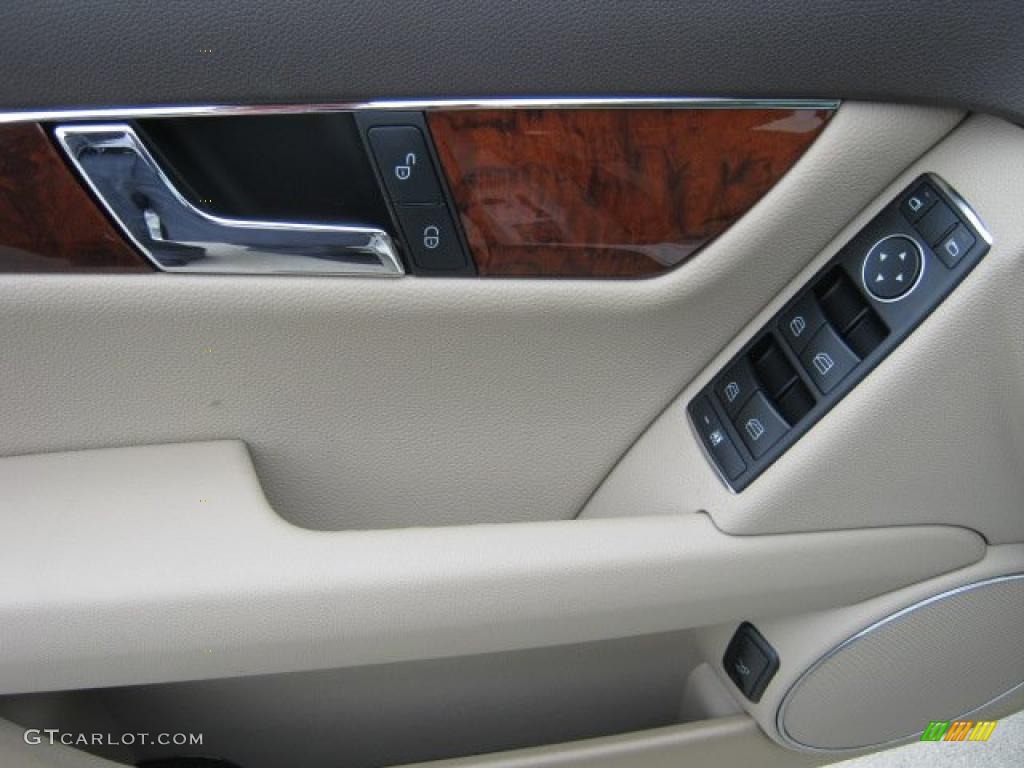 2011 Mercedes-Benz C 300 Sport Almond/Mocha Door Panel Photo #46168761