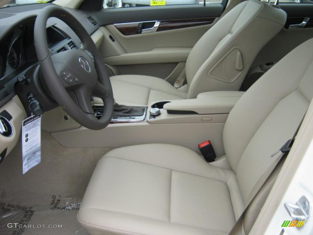 Almond/Mocha Interior 2011 Mercedes-Benz C 300 Sport Photo #46168767