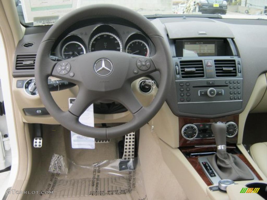 2011 Mercedes-Benz C 300 Sport Almond/Mocha Dashboard Photo #46168773