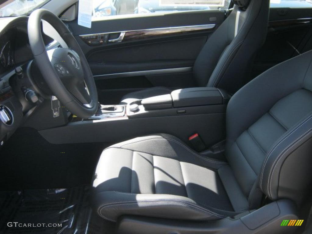 Black Interior 2011 Mercedes-Benz E 350 Cabriolet Photo #46168847