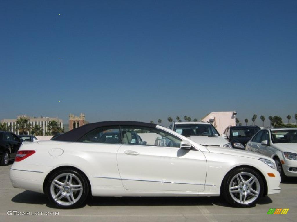 Diamond White Metallic 2011 Mercedes-Benz E 350 Cabriolet Exterior Photo #46168952