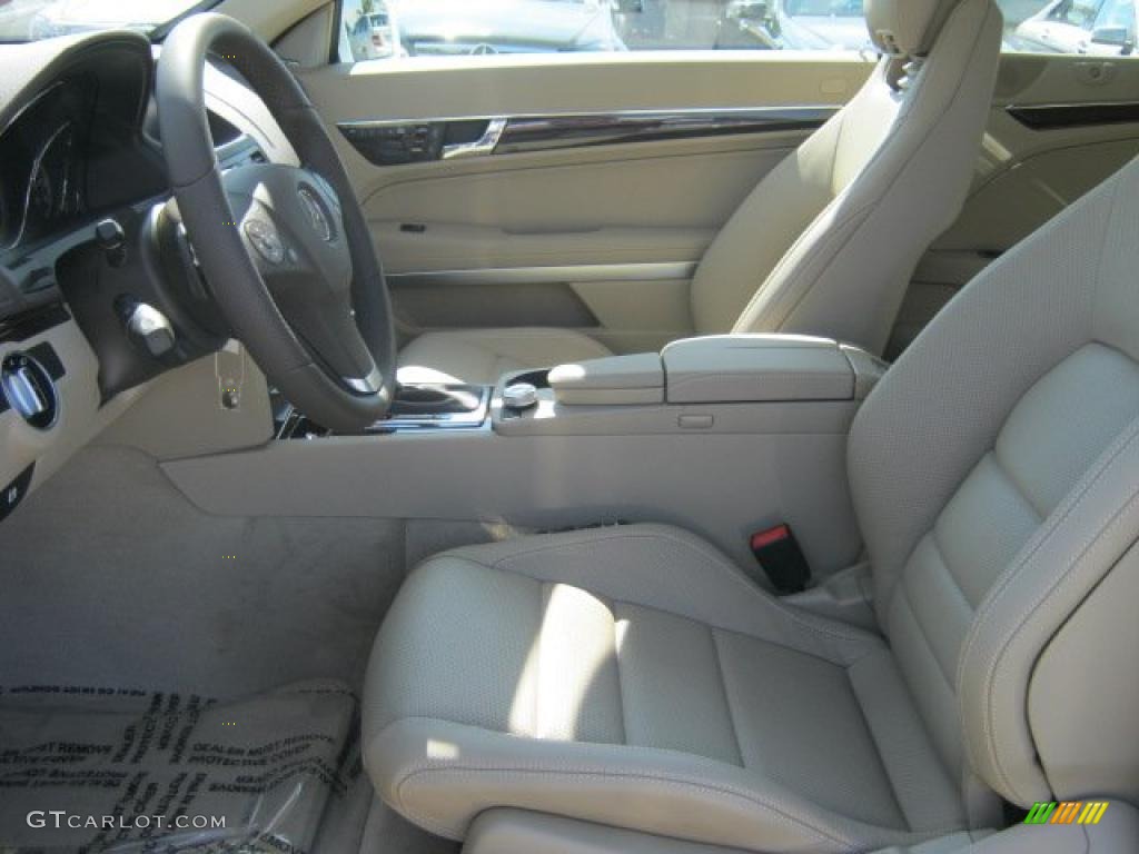Almond/Mocha Interior 2011 Mercedes-Benz E 350 Cabriolet Photo #46168967