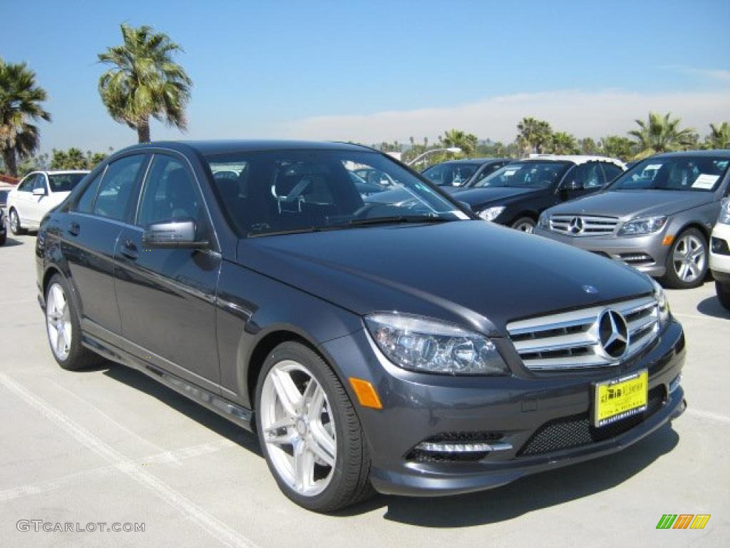 2011 C 350 Sport - Steel Grey Metallic / Black photo #1