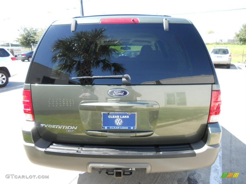 2003 Expedition XLT - Estate Green Metallic / Medium Parchment photo #6