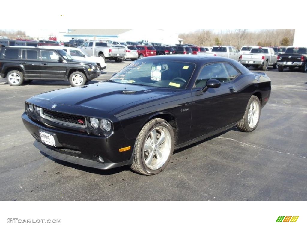 Brilliant Black Crystal Pearl 2010 Dodge Challenger R/T Classic Exterior Photo #46169759