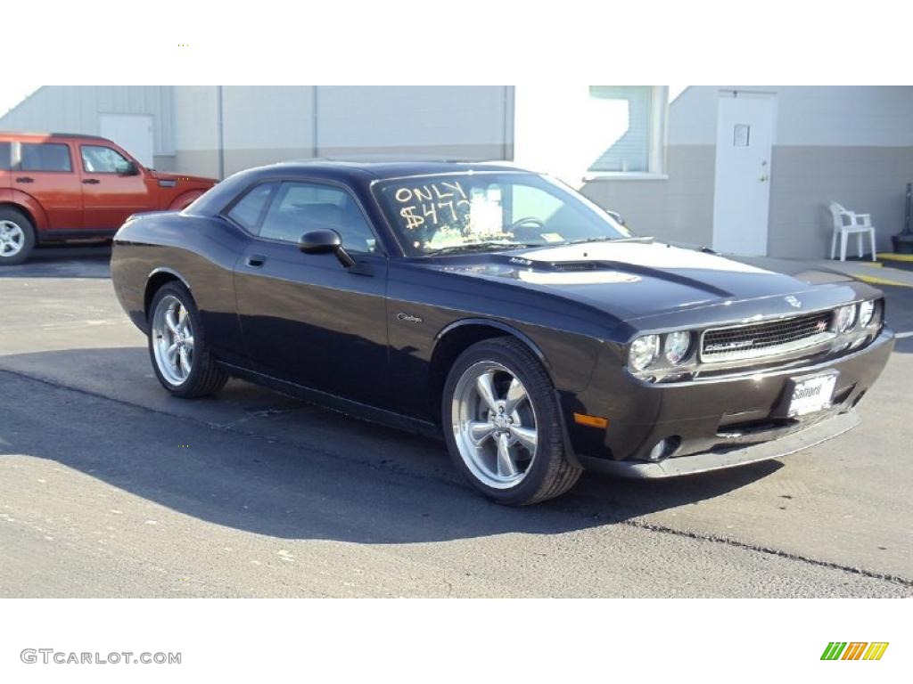 Brilliant Black Crystal Pearl 2010 Dodge Challenger R/T Classic Exterior Photo #46169765