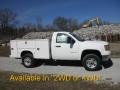 2011 Summit White GMC Sierra 2500HD Work Truck Regular Cab Chassis  photo #1