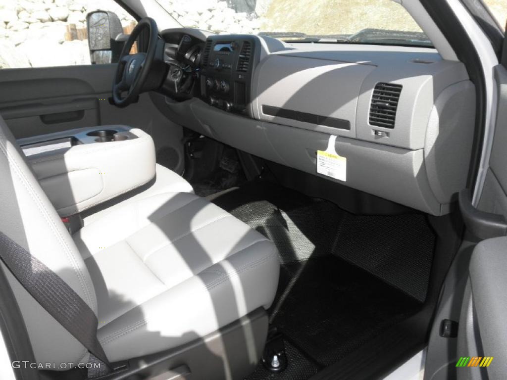 2011 Sierra 2500HD Work Truck Regular Cab Chassis - Summit White / Dark Titanium photo #12