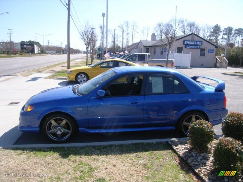 2003 Protege MAZDASPEED - Laser Blue Mica / Off Black photo #2