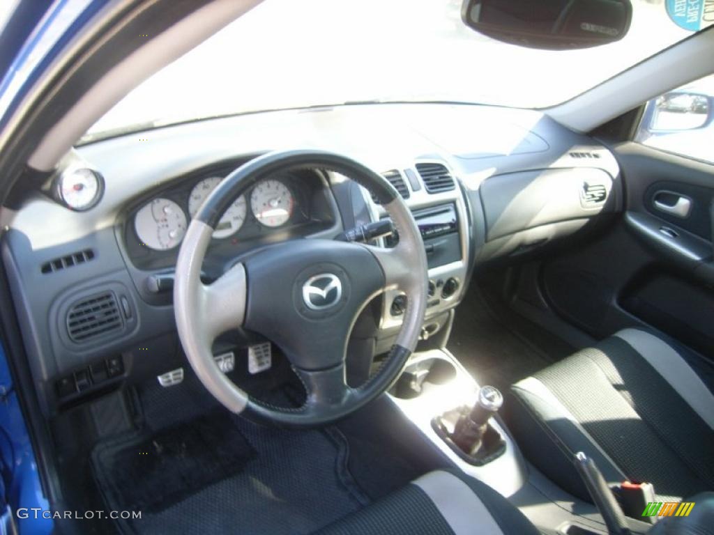 2003 Mazda Protege MAZDASPEED Off Black Dashboard Photo #46170929