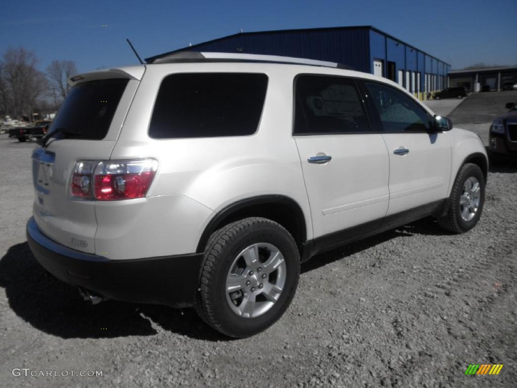 White Diamond Tintcoat 2011 GMC Acadia SLE AWD Exterior Photo #46171034