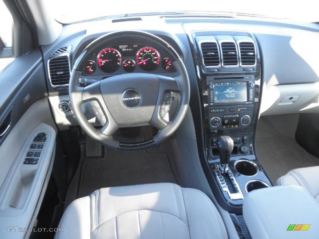2011 GMC Acadia Denali AWD Light Titanium Dashboard Photo #46171178