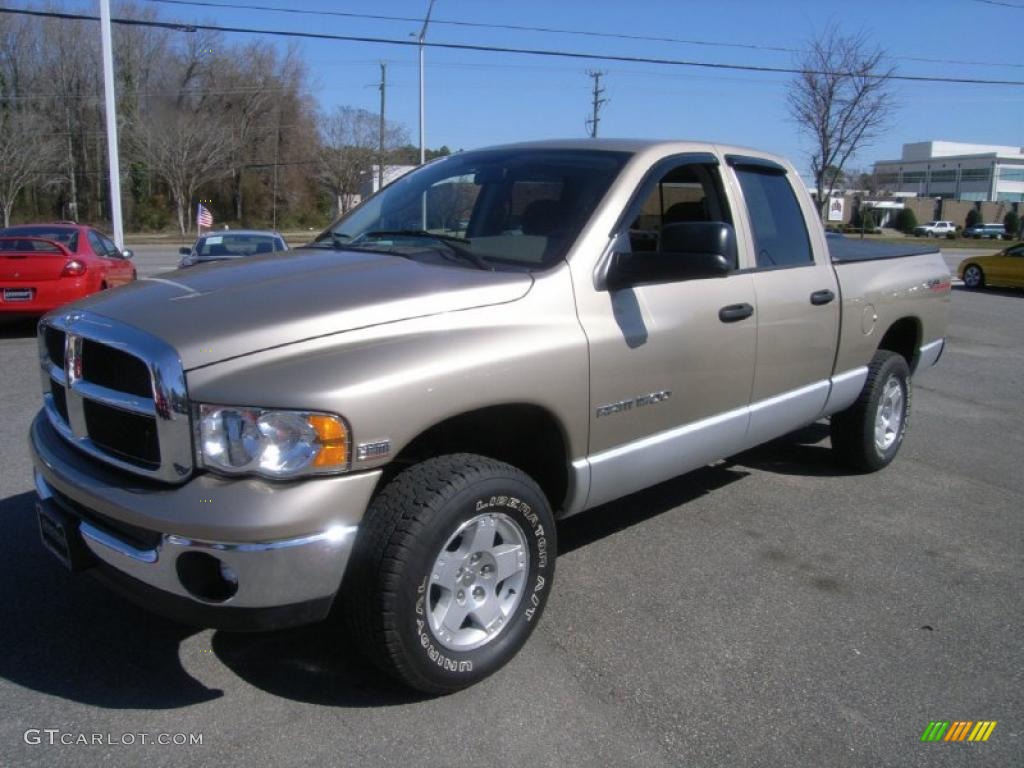 2004 Ram 1500 SLT Quad Cab 4x4 - Light Almond Pearl / Taupe photo #1