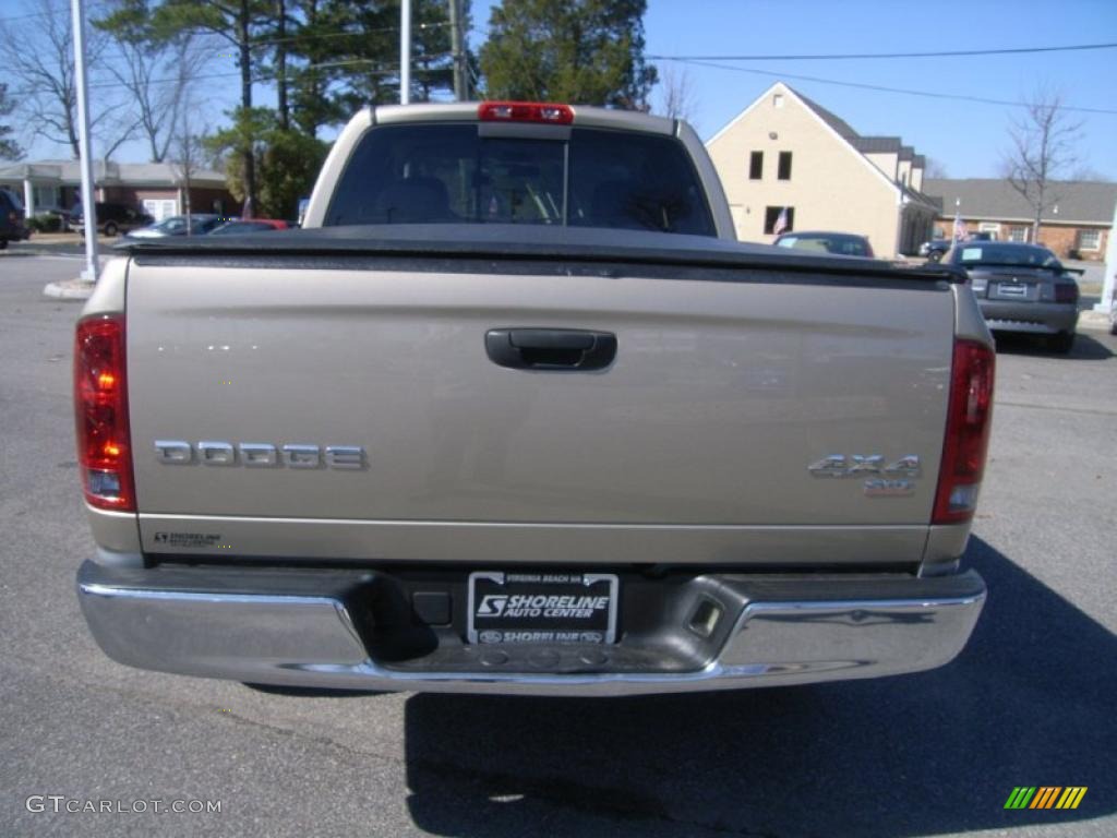 2004 Ram 1500 SLT Quad Cab 4x4 - Light Almond Pearl / Taupe photo #4