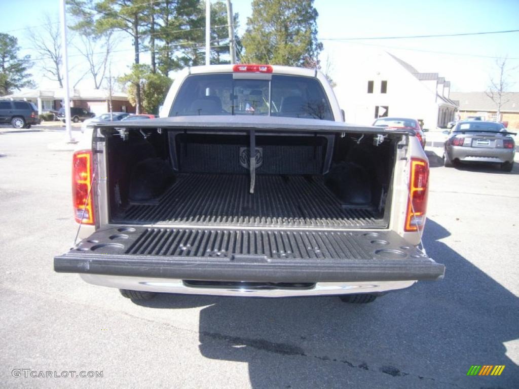 2004 Ram 1500 SLT Quad Cab 4x4 - Light Almond Pearl / Taupe photo #5