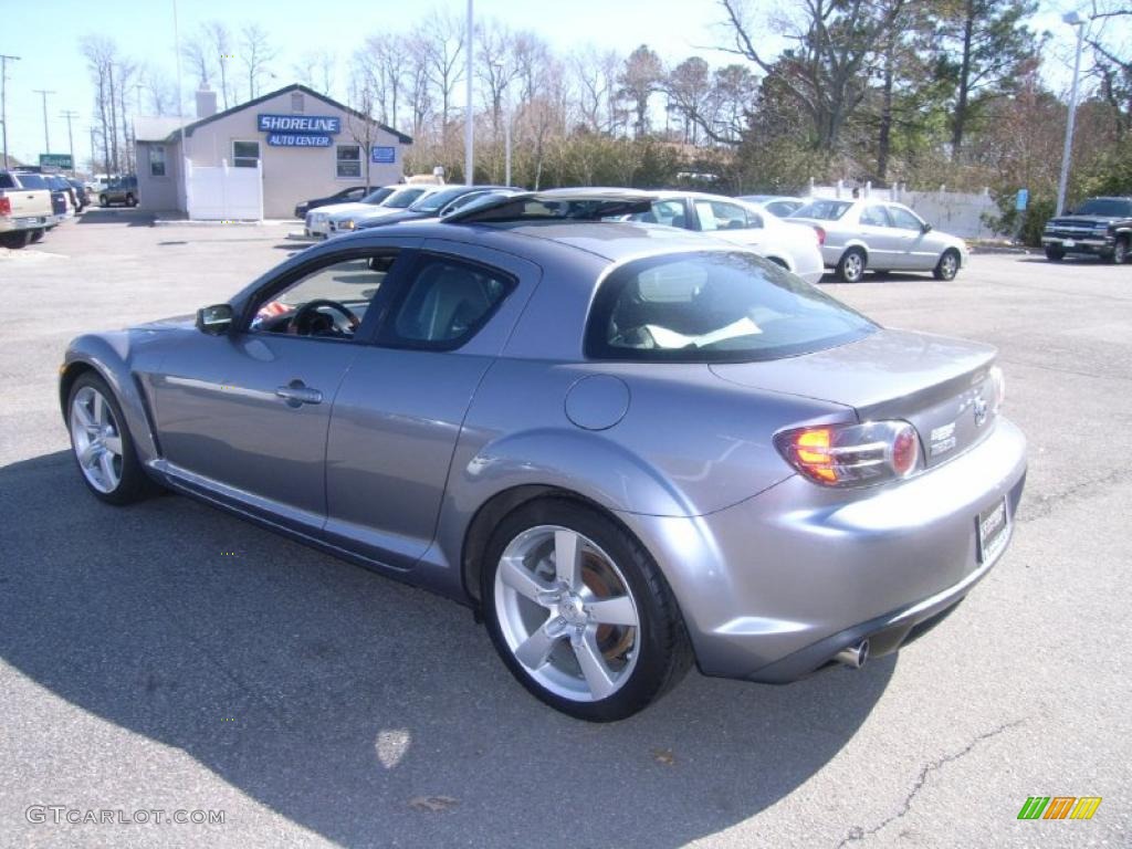 2004 RX-8 Grand Touring - Titanium Gray Metallic / Black/Chapparal photo #3