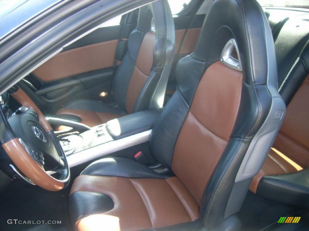 Black/Chapparal Interior 2004 Mazda RX-8 Grand Touring Photo #46171616