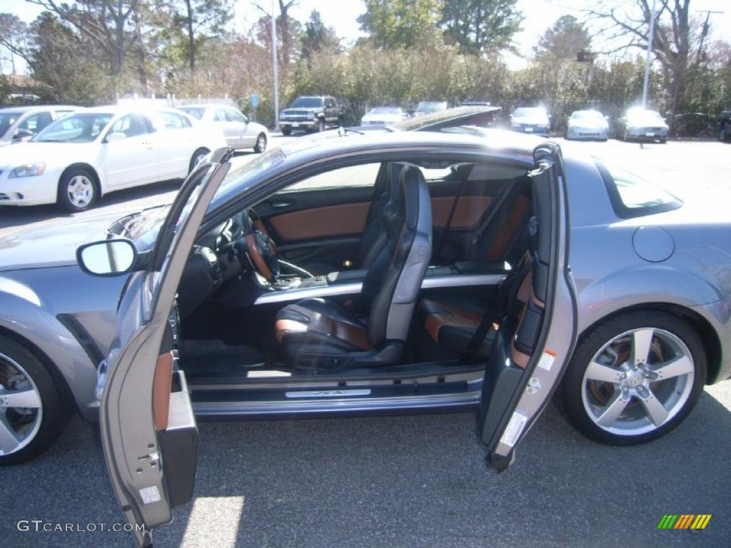 Black/Chapparal Interior 2004 Mazda RX-8 Grand Touring Photo #46171628