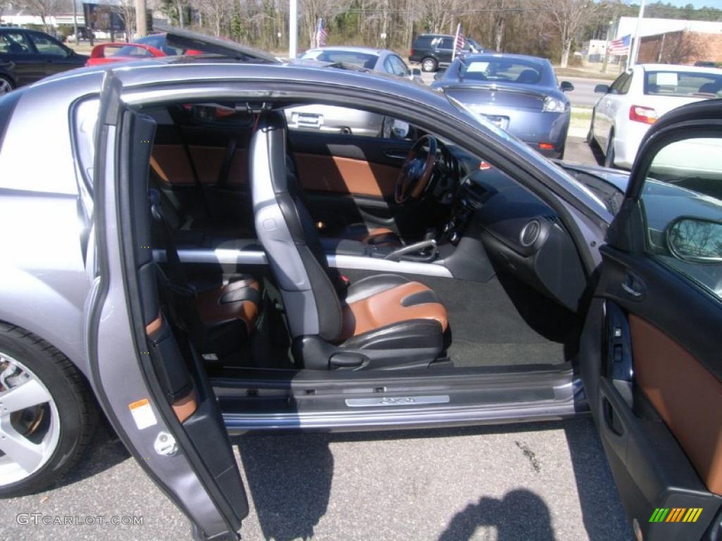 Black/Chapparal Interior 2004 Mazda RX-8 Grand Touring Photo #46171640