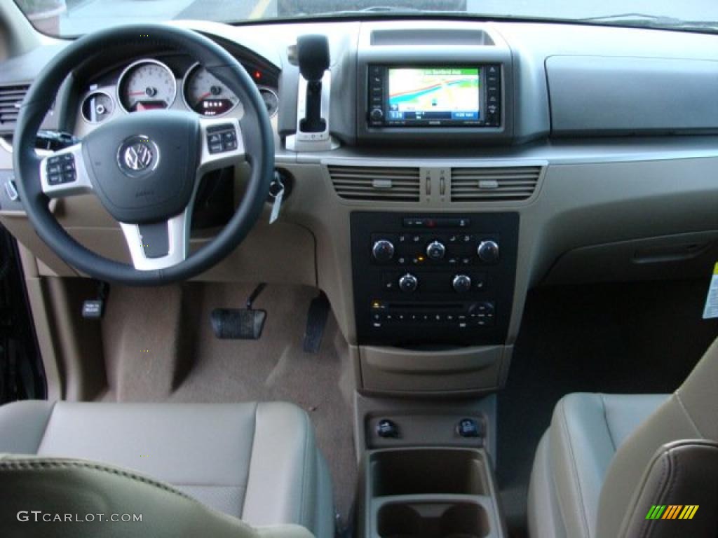 2011 Volkswagen Routan SE Sierra Stone Dashboard Photo #46172166