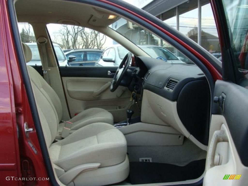 Beige Interior 2000 Volkswagen Jetta GL Sedan Photo #46172421