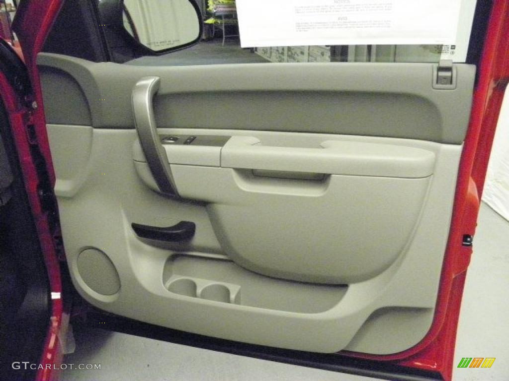 2011 Silverado 1500 Regular Cab - Victory Red / Dark Titanium photo #6